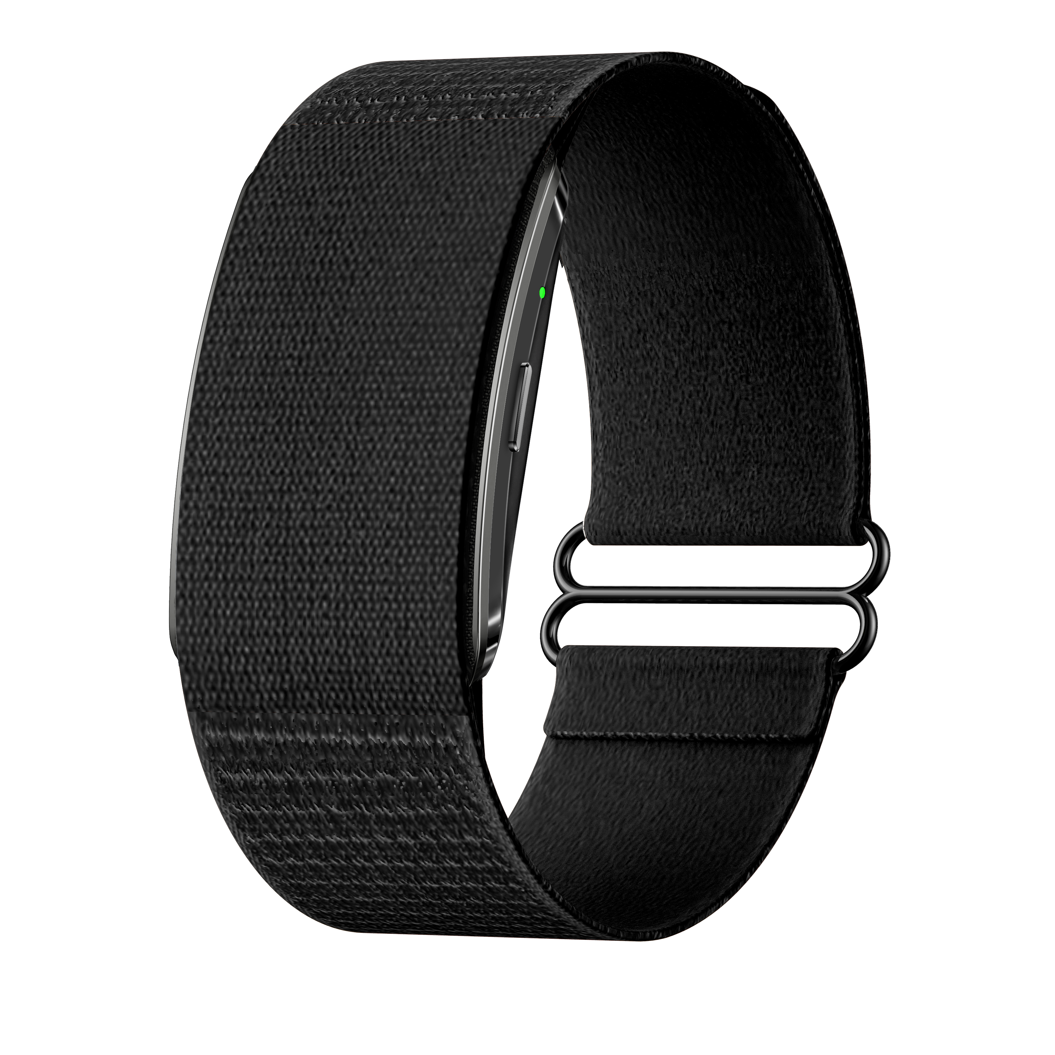 BYMER Move 3.0 — чёрный текстильный ремешок, металлический корпус